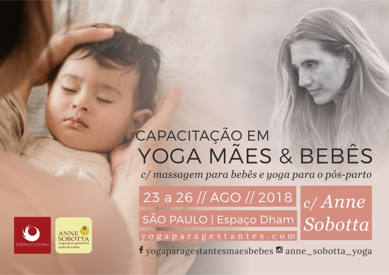 Yoga para mães e bebês com Anne Sobotta - babyoga e yoga posparto