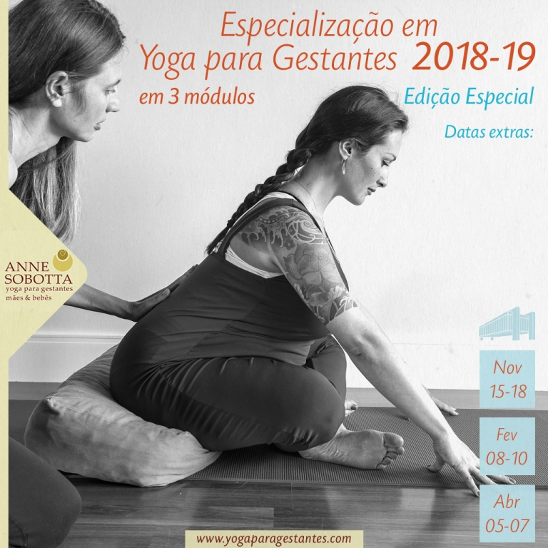 Curso Especialização Yoga para Gestantes - Prenatal Yoga Teacher Training - Anne Sobotta - Brasil